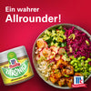 McCormick Zironice GewA?rz wird neben einer SchA?ssel mit frischen Zutaten gezeigt, was seine Vielseitigkeit hervorhebt.