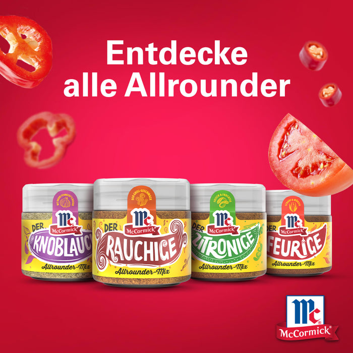 McCormick GewA?rze werden mit dem Text Entdecke alle Allrounder angezeigt.