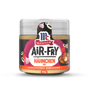 McCormick Air Fry HA?hnchen GewA?rzmischung zum Frittieren von HA?hnchen in der HeiA?luftfritteuse.