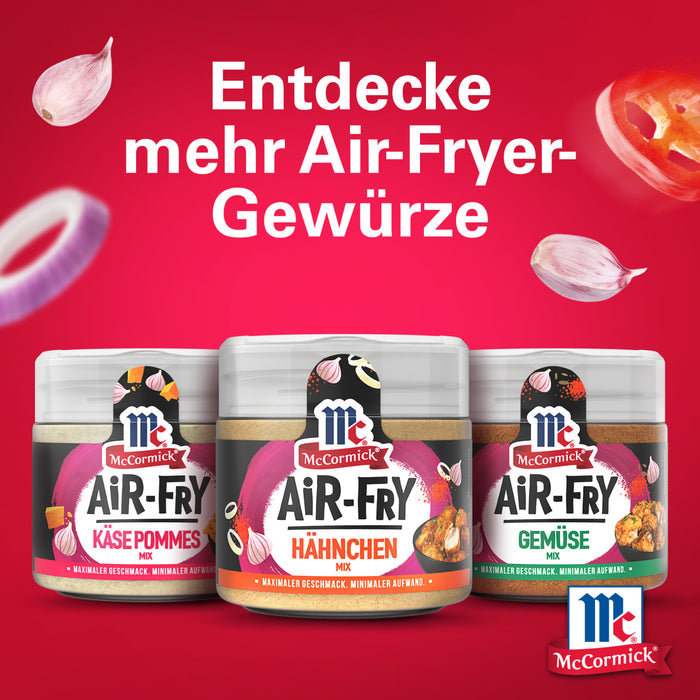 Werbung fA?r McCormick Air-Fryer GewA?rze.