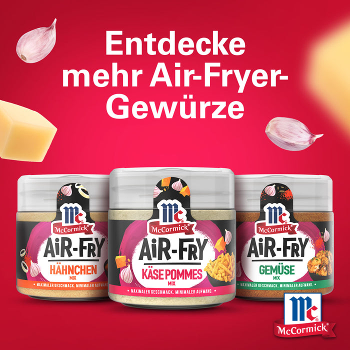 Werbung fA?r McCormick Air-Fryer GewA?rze.