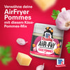 McCormick Air Fryer KA?se Pommes GewA?rzmischung wird in diesem Werbebild mit Knoblauch, KA?se und Petersilie hervorgehoben.