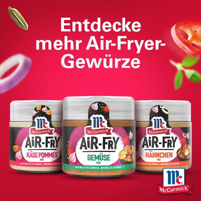 McCormick-Anzeige, die ihre Air-Fryer-GewA?rze prA?sentiert.