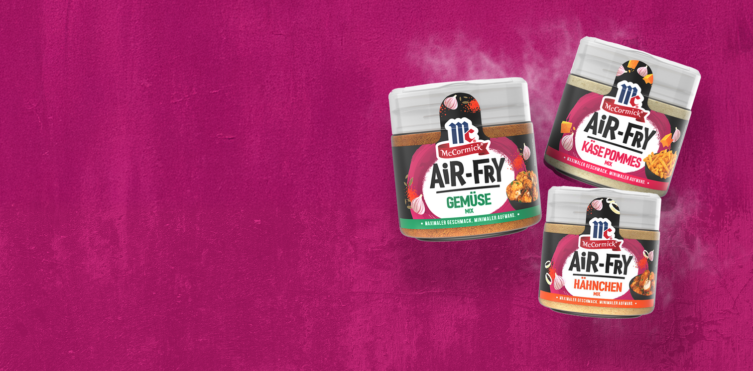 Knusprige Air Fryer Köstlichkeiten​-Gewürze & Rezepte​von McCormick